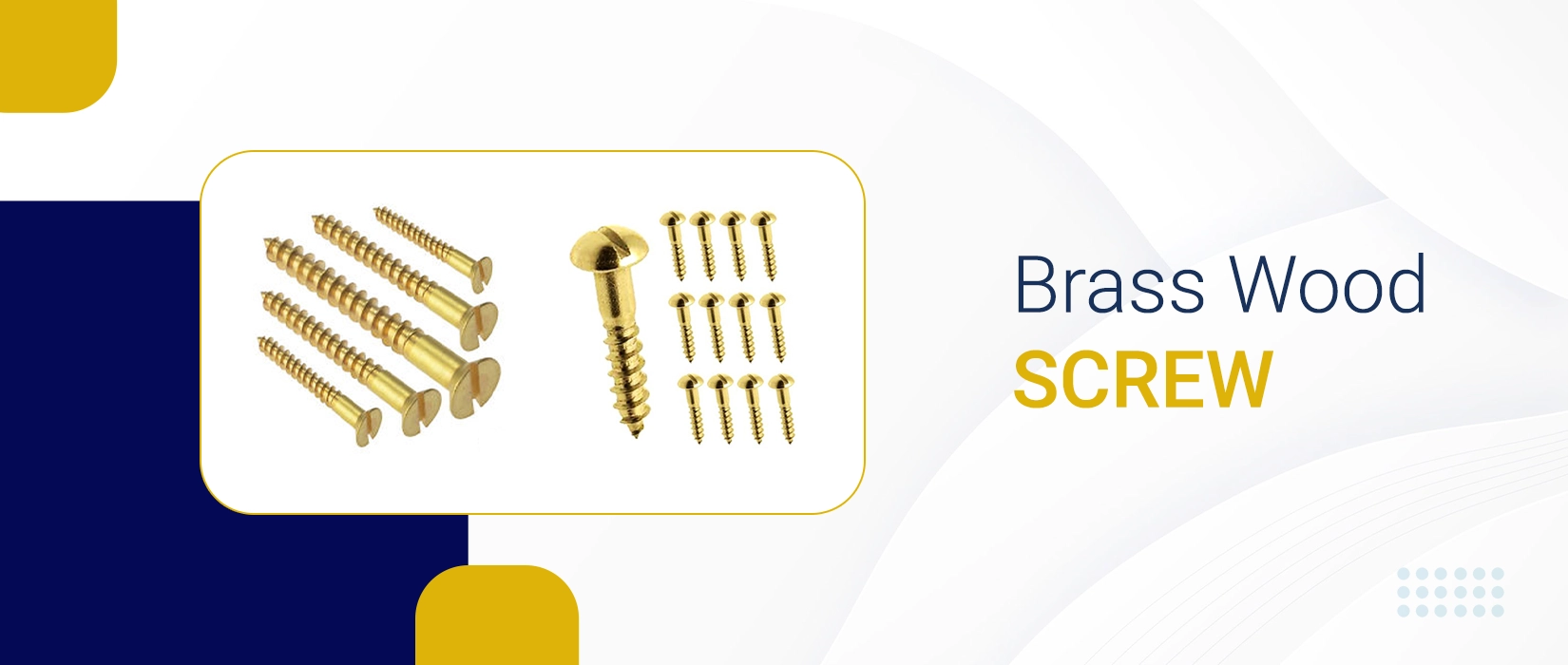 Brass Wood Screw